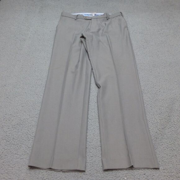 Peter Millar Pants Mens 34x32 Golf Gray Performance Straight Pockets - Picture 1 of 12